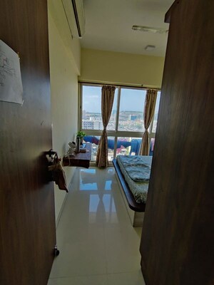 Building Lobby in 2 BHK Apartment at Omkar Ananta, Goregaon East – for Rent