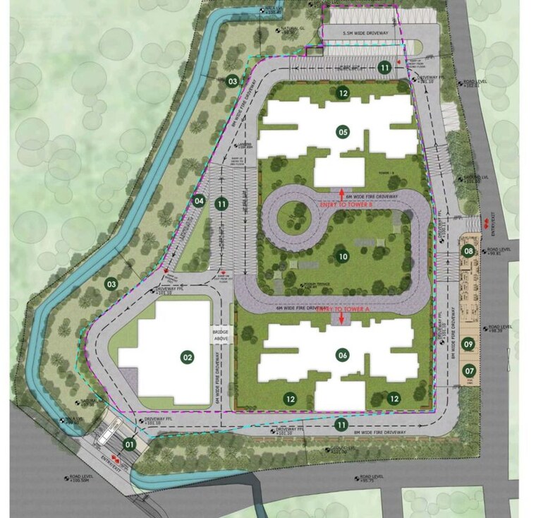 Master Plan, vaishnavi-krishna-brindavan 3 Bedroom 2000 Sq.Ft. Apartment In Banashankari Bangalore 10536563