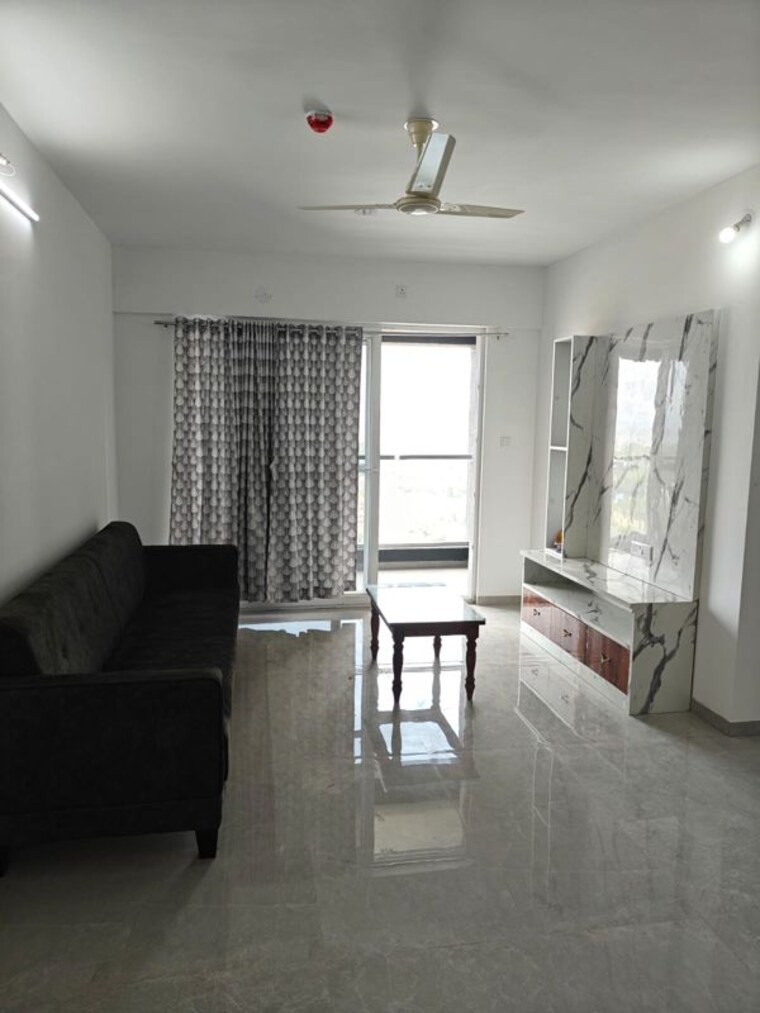 Living Room, zen-elite 3 Bedroom 1200 Sq.Ft. Apartment In Kharadi Pune 10536568