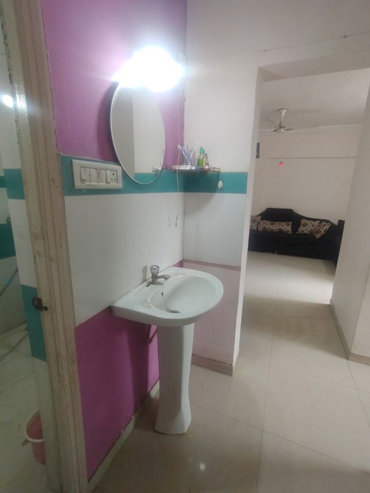 Bathroom, green-palms 2 Bedroom 1200 Sq.Ft. Apartment In Undri Pune 10536606