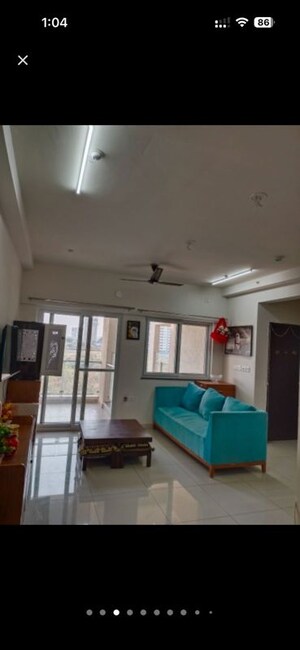 Living Room in 1 BHK Apartment at Puravankara Silversands, Mundhwa – for Rent