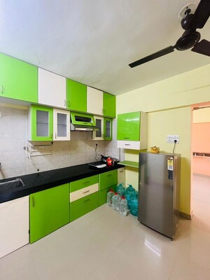 Kitchen in 2 BHK Apartment at F5 Realtors Silver Crest, Wagholi – for Sale