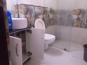 Bathroom in 3 BHK Apartment at Gaur Sportswood, Sector 79 – for Rent