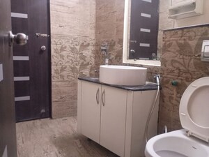 Bathroom in 3 BHK Apartment at Gaur Sportswood, Sector 79 – for Rent
