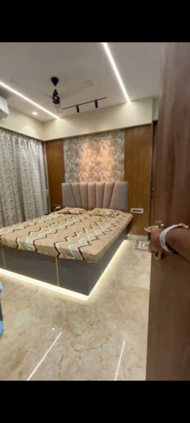 Bedroom, om-ashish-chs 3 Bedroom 917 Sq.Ft. Apartment In Malad West Mumbai 10531449
