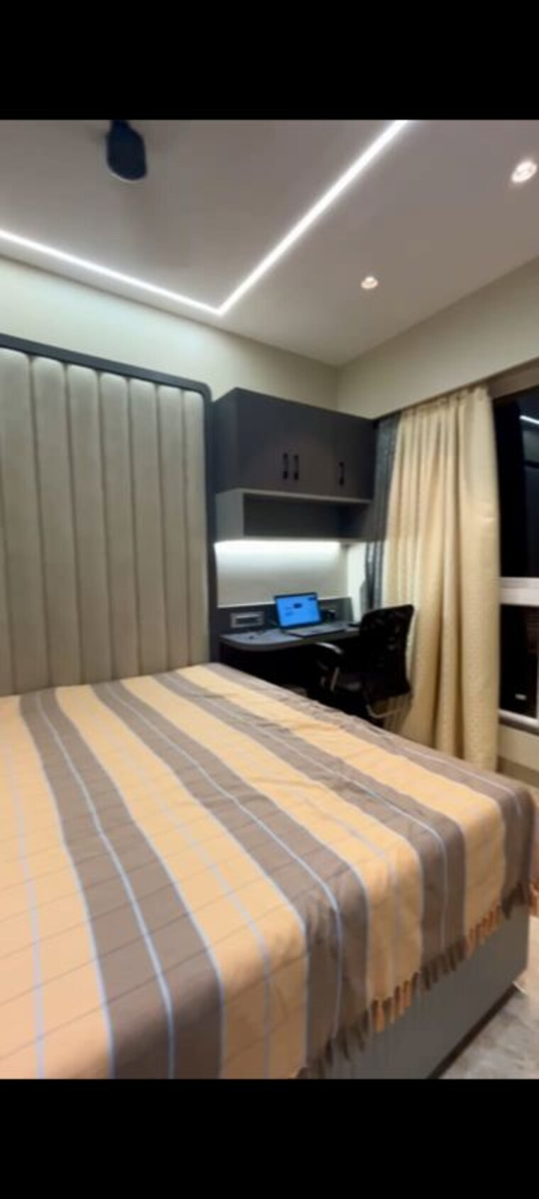 Bedroom, om-ashish-chs 3 Bedroom 917 Sq.Ft. Apartment In Malad West Mumbai 10531449