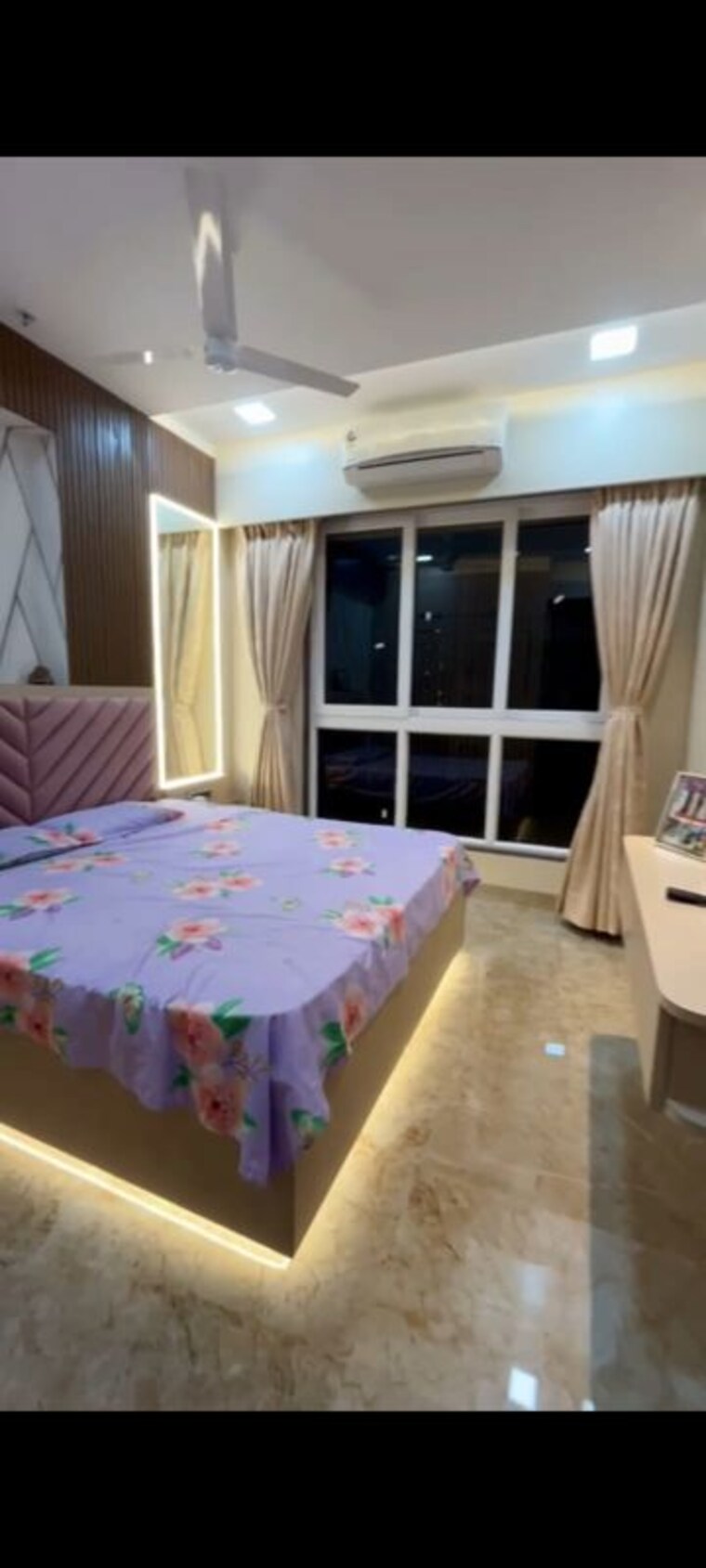 Bedroom, om-ashish-chs 3 Bedroom 917 Sq.Ft. Apartment In Malad West Mumbai 10531449