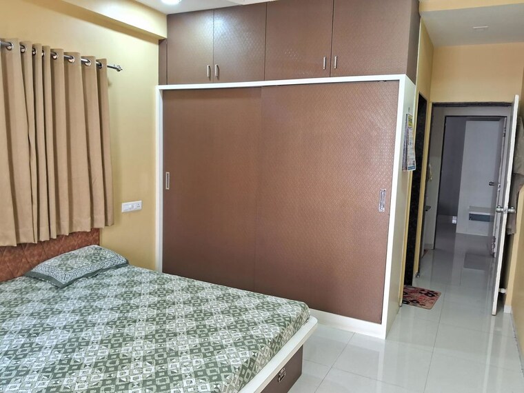 Bedroom, shyamal-park 3 Bedroom 1160 Sq.Ft. Apartment In Bhayli Vadodara 10534308