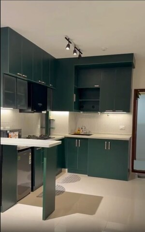 Kitchen in 1 RK Apartment at Brigade Cornerstone Utopia, Varthur – for Rent