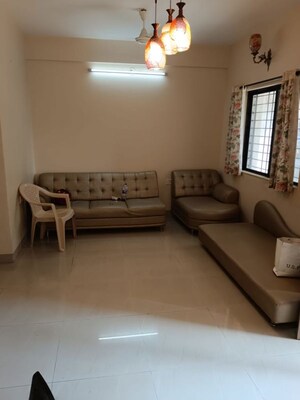 Living Room in 2 BHK Apartment at Chamadia Plenum Park, Mundhwa – for Rent