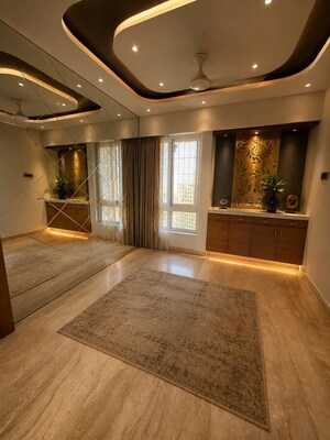 Living Room in 2 BHK Apartment at Puranik Rumah Bali, Ghodbunder Road – for Rent