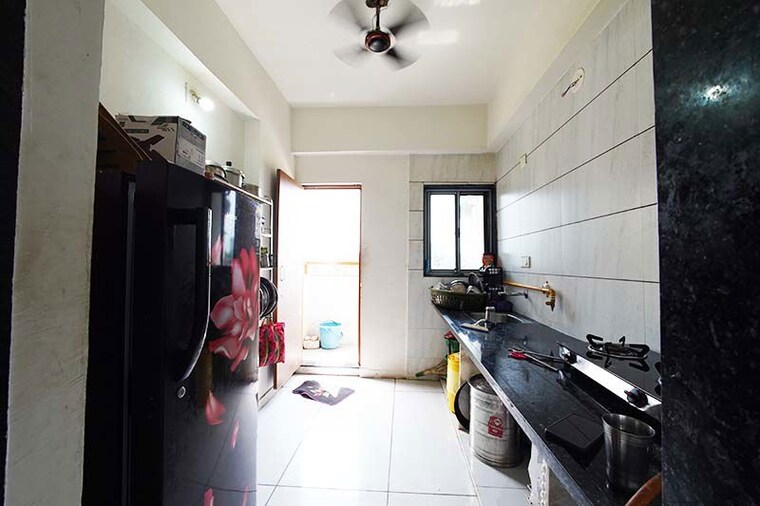 Kitchen, shree-prayosha-residency 2 Bedroom 190 Sq.Yd. Apartment In Vinzol Ahmedabad 10536870