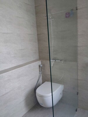 Bathroom in  Office Space at Adani Ten BKC, Bandra East – for Rent