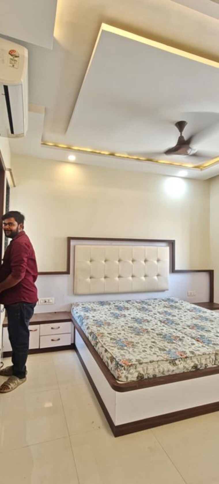 Bedroom, lodha-splendora 2 Bedroom 950 Sq.Ft. Apartment In Ghodbunder Road Thane 10536867
