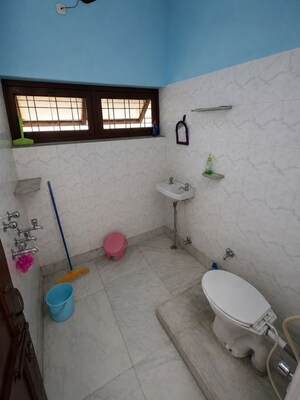 Bathroom in 2 BHK Independent House at Forest View, Dhaulas – for Rent