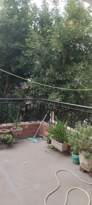 Balcony in 2 BHK Builder Floor at Sarita Vihar – for Rent