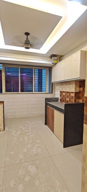 Kitchen in 1 BHK Apartment at Jangid Galaxy, Ghodbunder Road – for Rent
