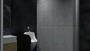 Bathroom in  Office Space at Shivajinagar – for Rent