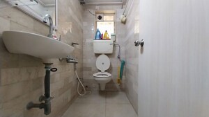 Bathroom in 3 BHK Apartment at Hari Preet Apartment, Santacruz West – for Sale