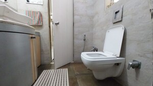Bathroom in 3 BHK Apartment at Hari Preet Apartment, Santacruz West – for Sale