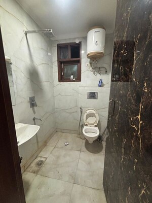 Bathroom in 1 BHK Builder Floor at Sainik Vihar – for Rent