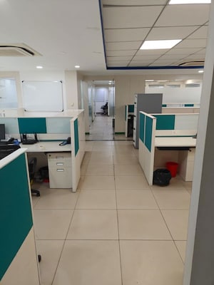 Team Area in  Office Space at Savvy Shapath V, Prahlad Nagar – for Rent