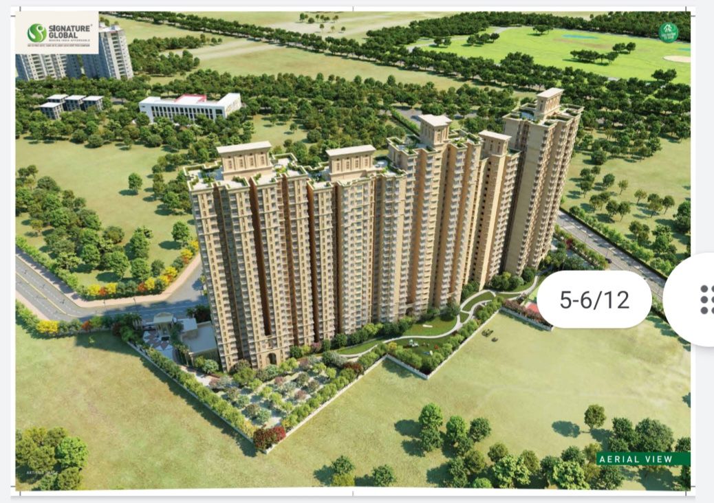 3 BHK 1050 Sq.Ft. Apartment in Signature Global Golf Greens