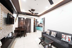 Living Room in 2 BHK Apartment at Chandkheda – for Sale