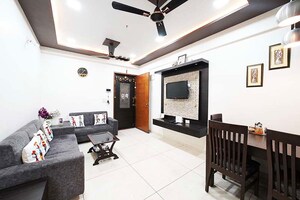 Living Room in 2 BHK Apartment at Chandkheda – for Sale