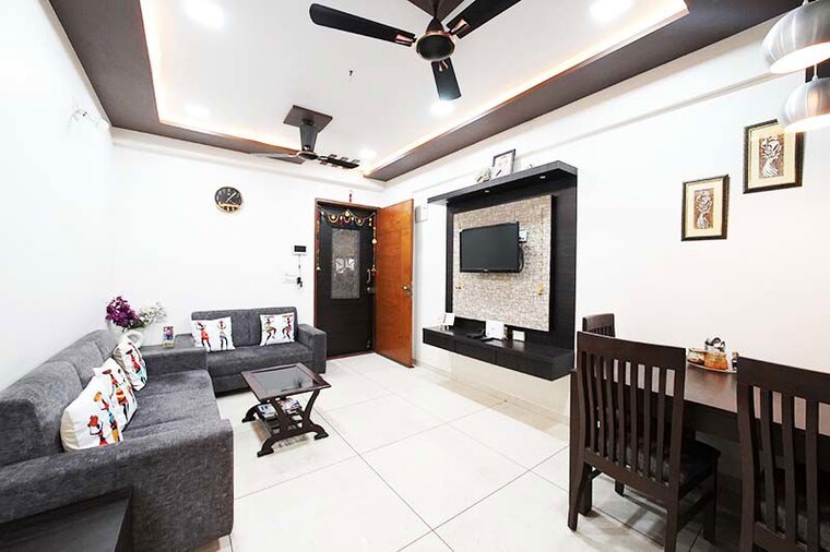 Living Room, chandkheda 2 Bedroom 145 Sq.Yd. Apartment In Chandkheda Ahmedabad 10537240
