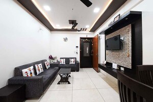Living Room in 2 BHK Apartment at Chandkheda – for Sale