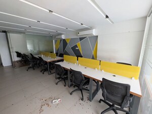 Team Area in  Office Space at Krish One World Capital, Bodakdev – for Rent