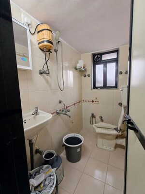Bathroom in 1 BHK Apartment at Bandra West – for Rent