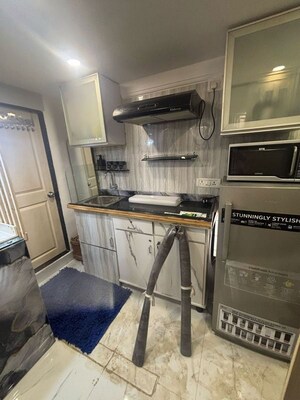 Kitchen in 1 BHK Apartment at Bandra West – for Rent