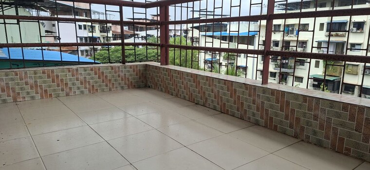 Balcony, spaghetti-complex 2 Bedroom 1100 Sq.Ft. Apartment In Kharghar Navi Mumbai 10537294