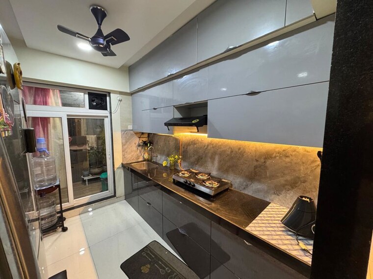 Kitchen, galaxy-green-woods 3 Bedroom 1800 Sq.Ft. Apartment In Kharghar Navi Mumbai 10537319