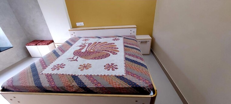 Bedroom, shivanand-garden 2 Bedroom 1100 Sq.Ft. Apartment In Wanwadi Pune 10537363