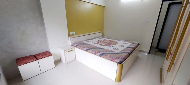 Bedroom, shivanand-garden 2 Bedroom 1100 Sq.Ft. Apartment In Wanwadi Pune 10537363