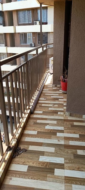 Balcony in 2 BHK Apartment at Kalpataru Hills, Manpada – for Rent