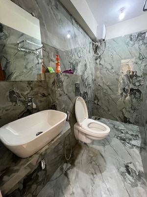 Bathroom in 2 BHK Apartment at BC Corp Arista, Bandra East – for Rent
