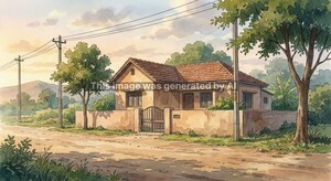  Independent House – Exterior View View at Velmala - for Sale