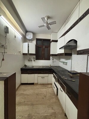 Kitchen in 2 BHK Builder Floor at Malviya Nagar – for Sale