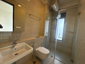 Bathroom in 3 BHK Apartment at One BKC, Bandra East – for Rent