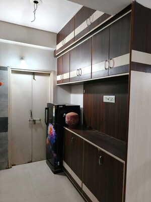Kitchen in 2 BHK Apartment at Krupal Heritage, Prahlad Nagar – for Rent