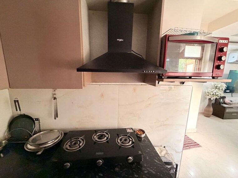 Kitchen, mandi 3 Bedroom 1350 Sq.Ft. Apartment In Mandi Delhi 10537771