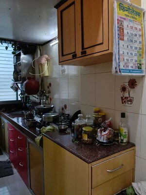 Kitchen in 1 BHK Apartment at Vrindavan CHS Worli, Worli – for Rent