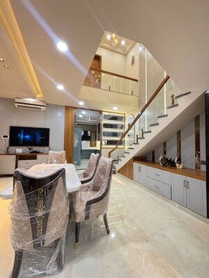 Dining area in 4 BHK Independent House at Nehru Nagar – for Sale