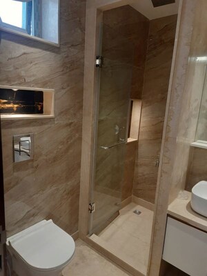 Bathroom in 3 BHK Builder Floor at Lajpat Nagar 4 – for Rent