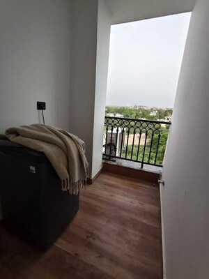 Balcony in 1 BHK Apartment at Palm Residency Chhatarpur, Chattarpur – for Rent