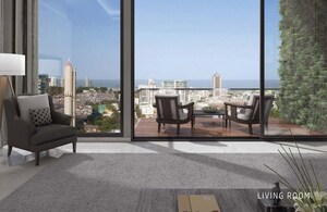 Living Room in 3 BHK Apartment at Suraj Palette, Dadar West – for Sale